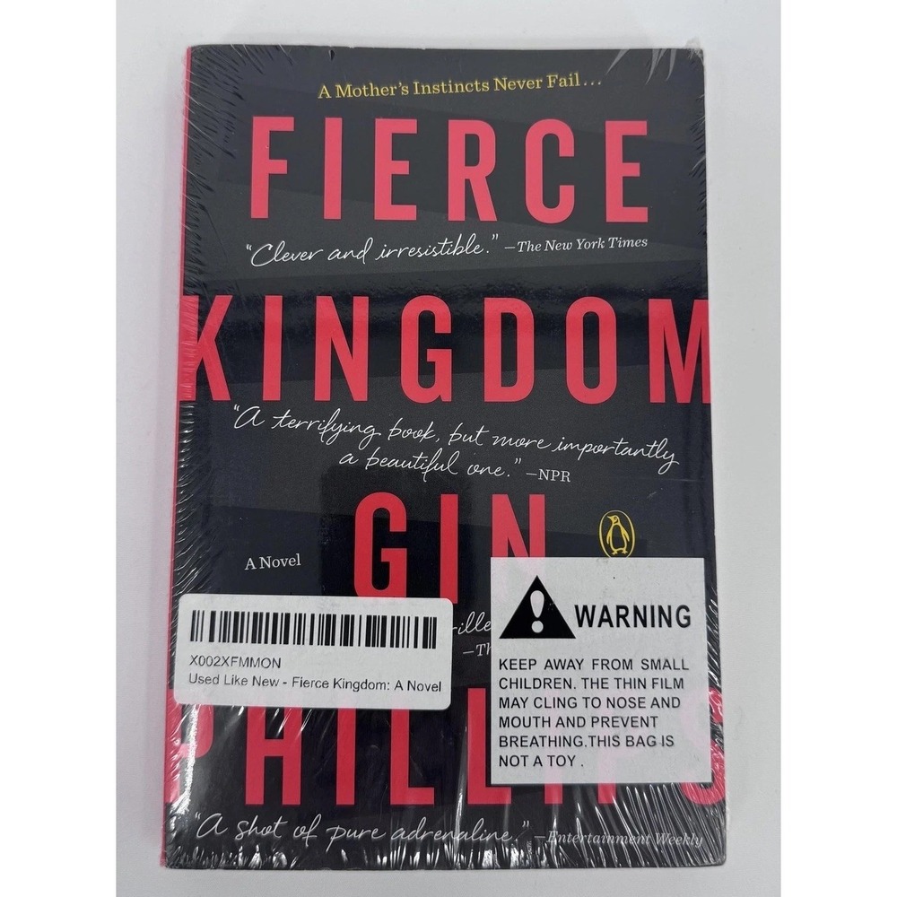 Fierce Kingdom A Novel Gin Phillips Black Trade PB Crime Thriller Fiction Book